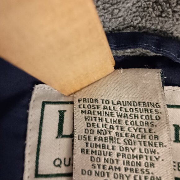 L.L. Bean Men’s WarmUp BomberJacket Fleece Lined Item 205107 Thinsulate Size XL - Picture 9 of 16